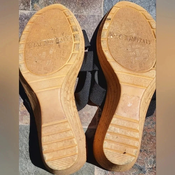 Italian Shoemaker Women's Espadrilles Wedge Sandals - Picture 4 of 10
